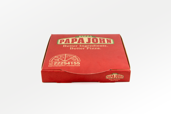 تولید جعبه پیتزا چهارضلعی یک تکه ۹