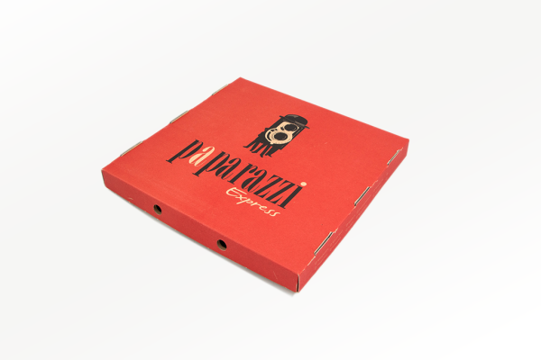 نمونه تولید جعبه پیتزا چهارضلعی دو تکه ۹
