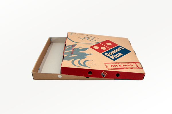 نمونه تولید جعبه پیتزا چهارضلعی دو تکه ۱۱